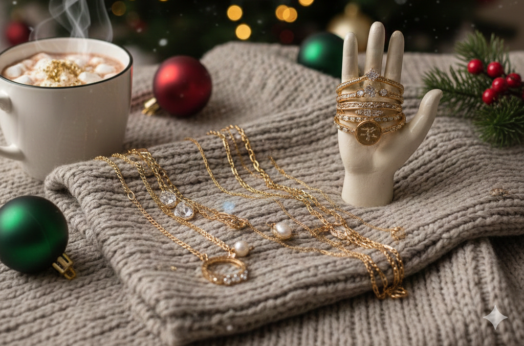 Dourado Radiante: Por que o Ouro Amarelo é a Tendência Absoluta para o Natal 2025