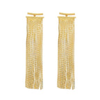 Brinco Dourado de Franja