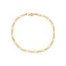 Pulseira Presença Animia: Masculina Elo 3x1 Dourado (4mm)