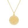 Colar Medalha São Miguel Arcanjo Cravejado - Proteção e Luz (Banho Ouro 24k)