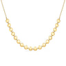 Chocker Glow Animia: Dourada com Esferas e Extensor