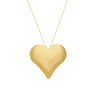 Colar Coração Liso Anímia - Semijoia Ouro 24K 10x Banho para Amor e Empoderamento