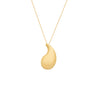 Colar Gota Fluida Dourado - Design Orgânico (Banho Ouro 24k)