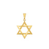 Pingente Estrela de Davi Dourado Animia - Símbolo de Fé e União Judaica - 2cm x 1,7cm