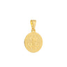 Pingente Medalha São Jorge Dourado Católico Animia - Proteção e Bravura - 1,3cm x 1,3cm