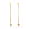 Brinco Balanço Dourado Animia: Minimalista e Moderno