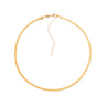 Choker Aura Animia: Dourado Fita Delicada