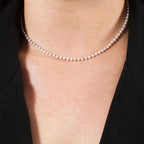 Colar Dourado Chocker de Pérolas - Galeria