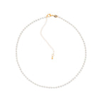 Colar Dourado Chocker de Pérolas