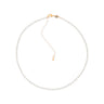 Choker Eternidade Animia: Pérolas Dourado Clássico
