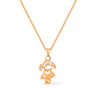 Colar Amor de Filha Animia: Dourado com Zircônia