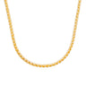 Colar Delicato Animia: Dourado Trançado Suave