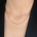 Corrente Dourada Elo Português - Galeria