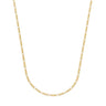 Corrente Força Animia: Masculina Elo 3x1 Dourado (3mm)