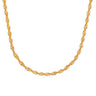 Colar Singapura Animia: Dourado Brilho Espiral