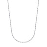 Corrente Masculina Elo 1x1 Prateada 2mm | Ródio Premium Antialérgico | Minimalismo Elegante