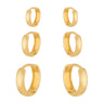 Trio Essencial Animia: Argolinhas Douradas